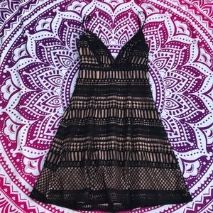 NWOT ✨ ASTR Black Lace Dress